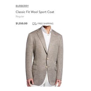 Burberry Blazer Men’s L Burberry plaid signature